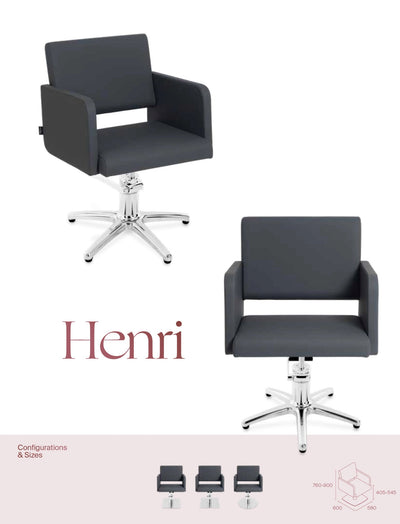 Pahi kadeřnická židle Henri